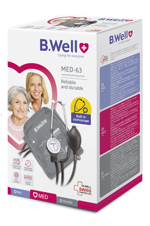 فشارسنج عقربه ای بی ول با گوشی B.WELL MED-63